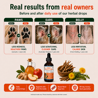 Natural Yeast & Skin Balance Support for Dogs