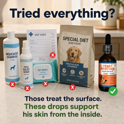 Natural Yeast & Skin Balance Support for Dogs