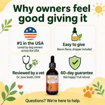Natural Yeast & Skin Balance Support for Dogs